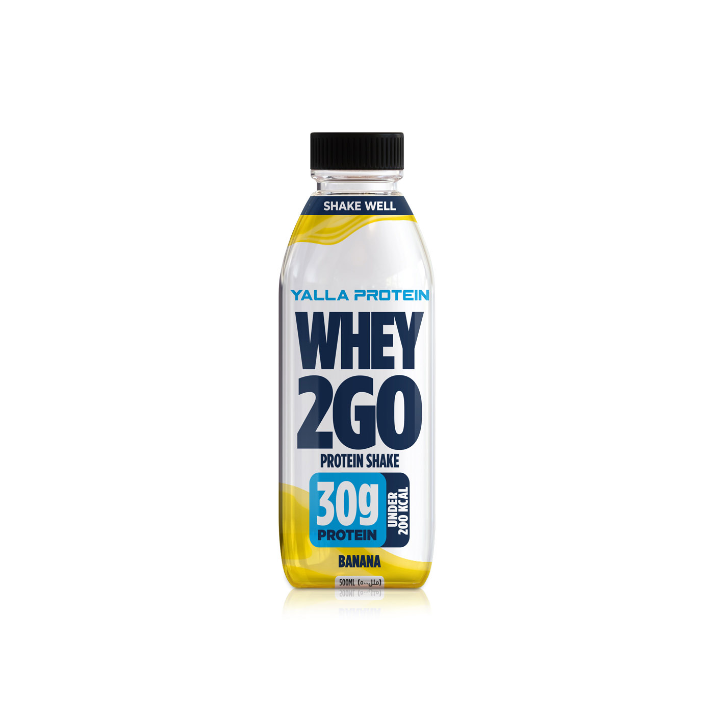 Yalla Protein Whey2go Protein Shake Banana 500ml