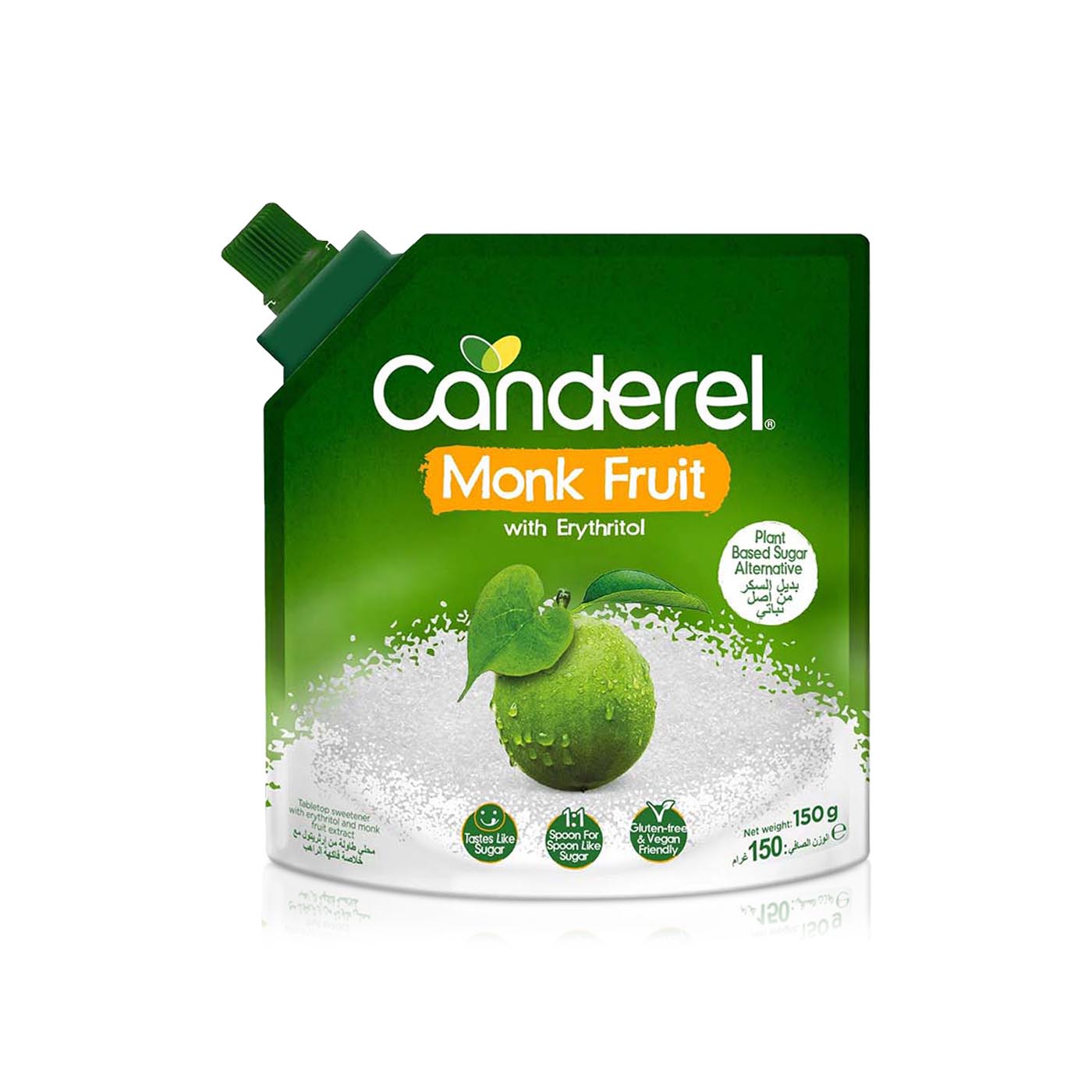 Canderel Monk Fruit Plant-Based Sugar Alternative 150g