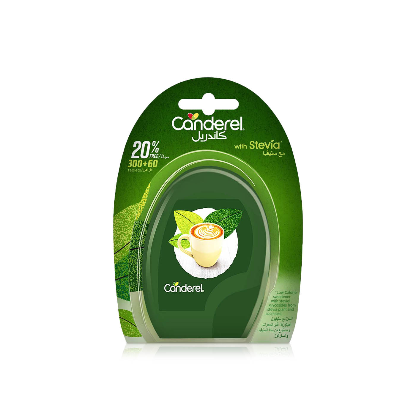 Canderel Stevia Sweetener 300 Tablets 30.6g