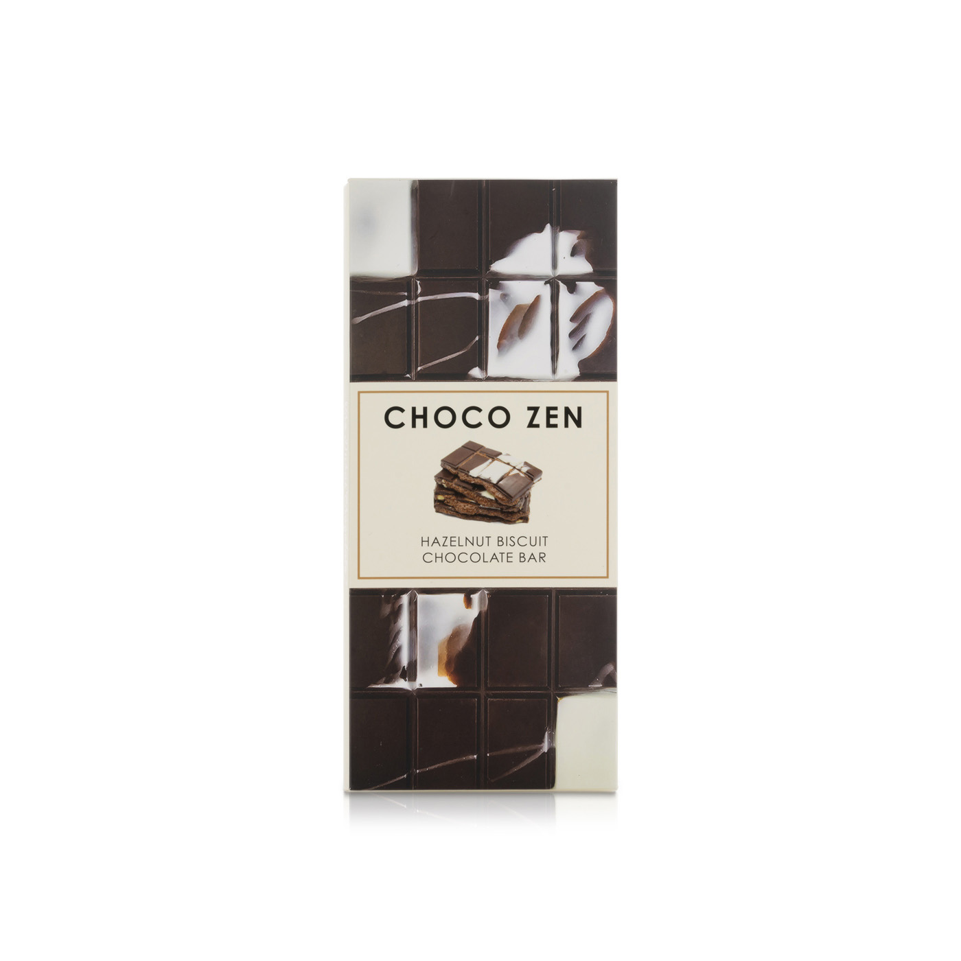 Choco Zen Hazelnut Biscuit Chocolate Bar 120g - Spinneys UAE