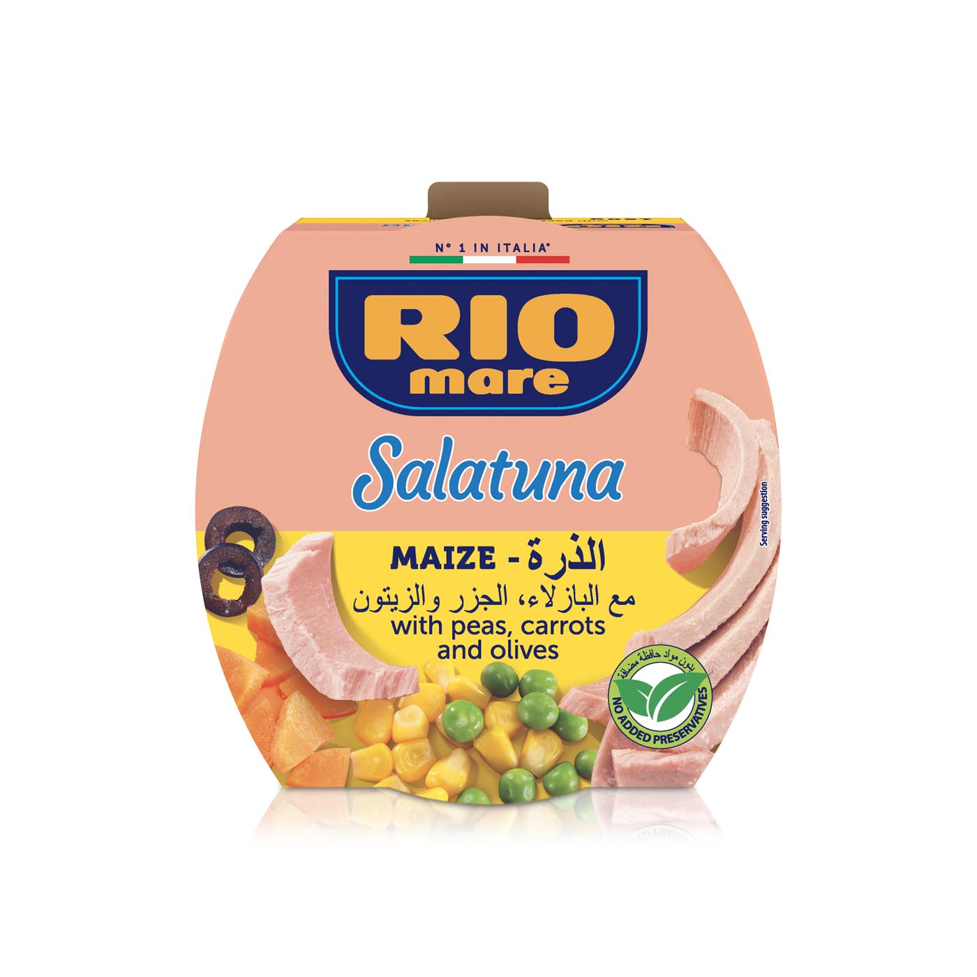 Rio Mare Tuna Salatuna Maize with Peas, Carrots and Olives 160g