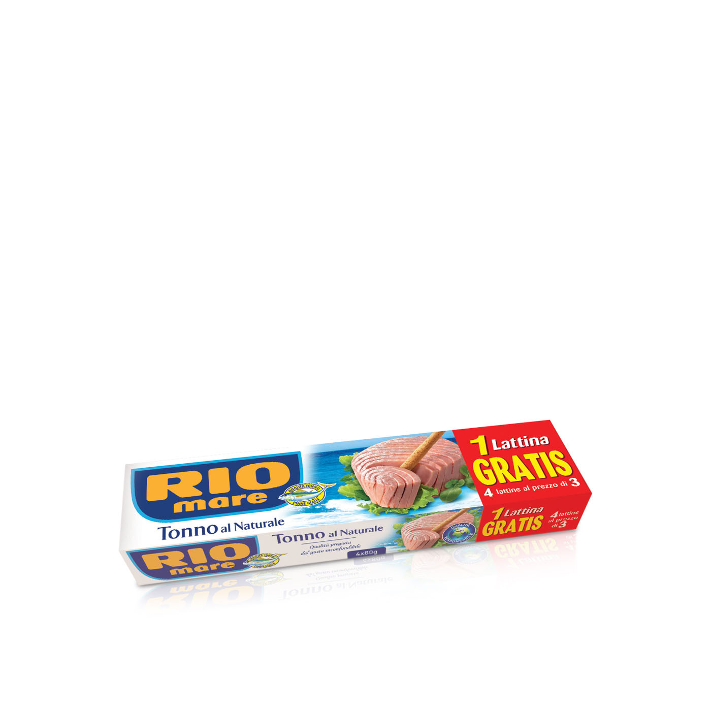 Rio Mare Natural Tuna Fillets 4 x 80g