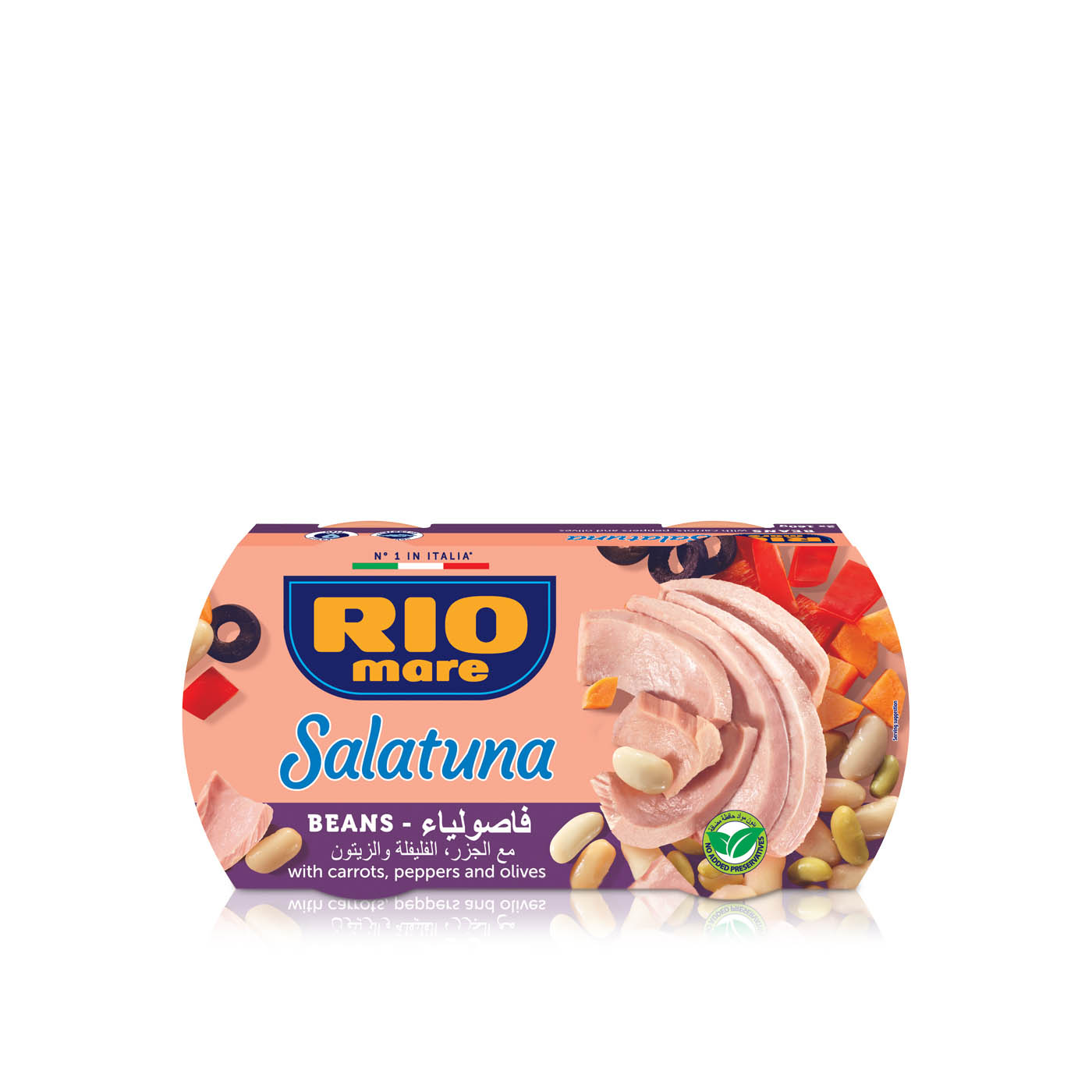 Rio Mare Tuna Salatuna Beans with Carrots, Peppers and Olives 2 x 160g