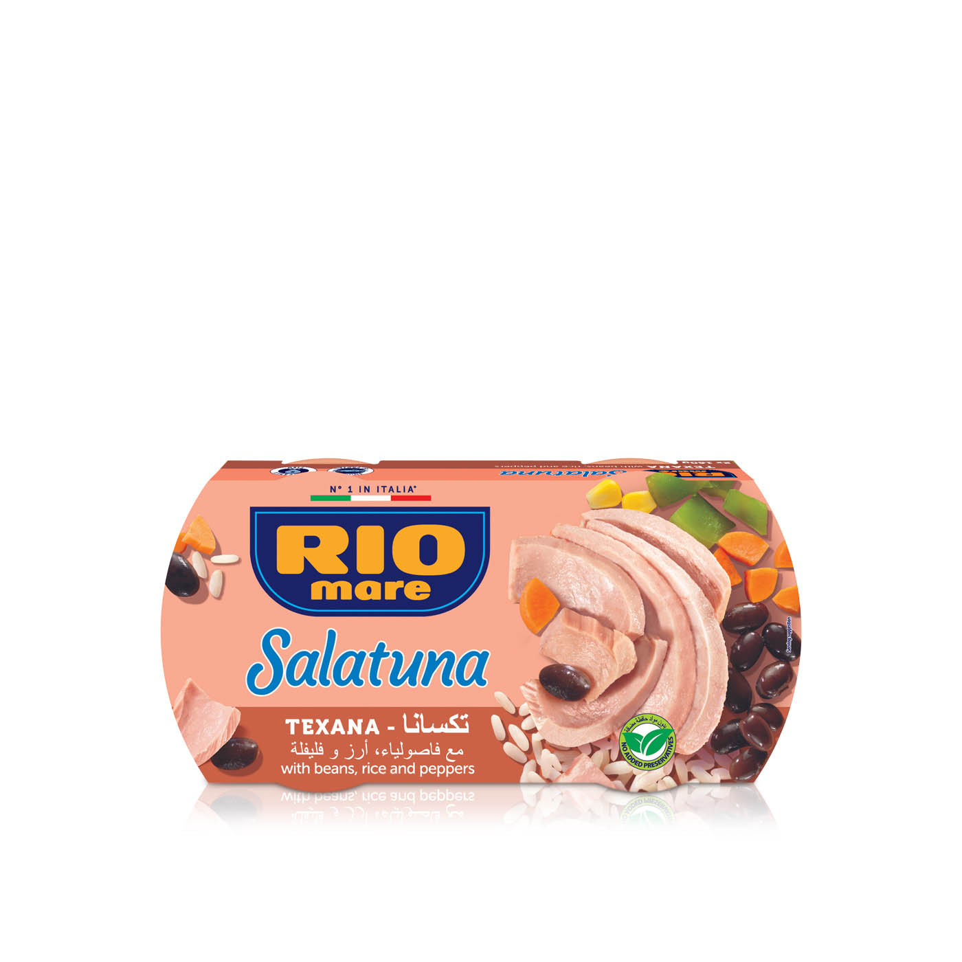 Rio Mare Tuna Salatuna Texana with Beans, Rice & Peppers 2 x 160g