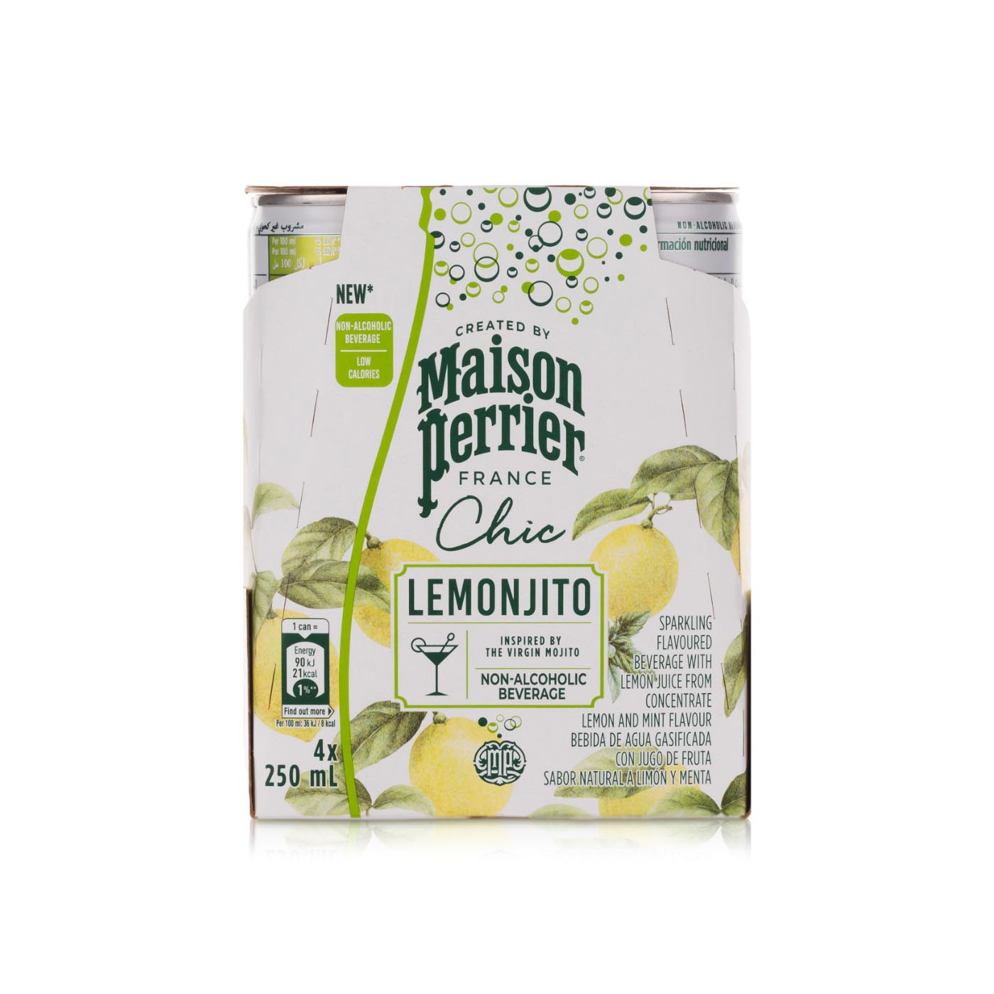 Maison Perrier Lemonjito Slim Can 250ml 4 Pack