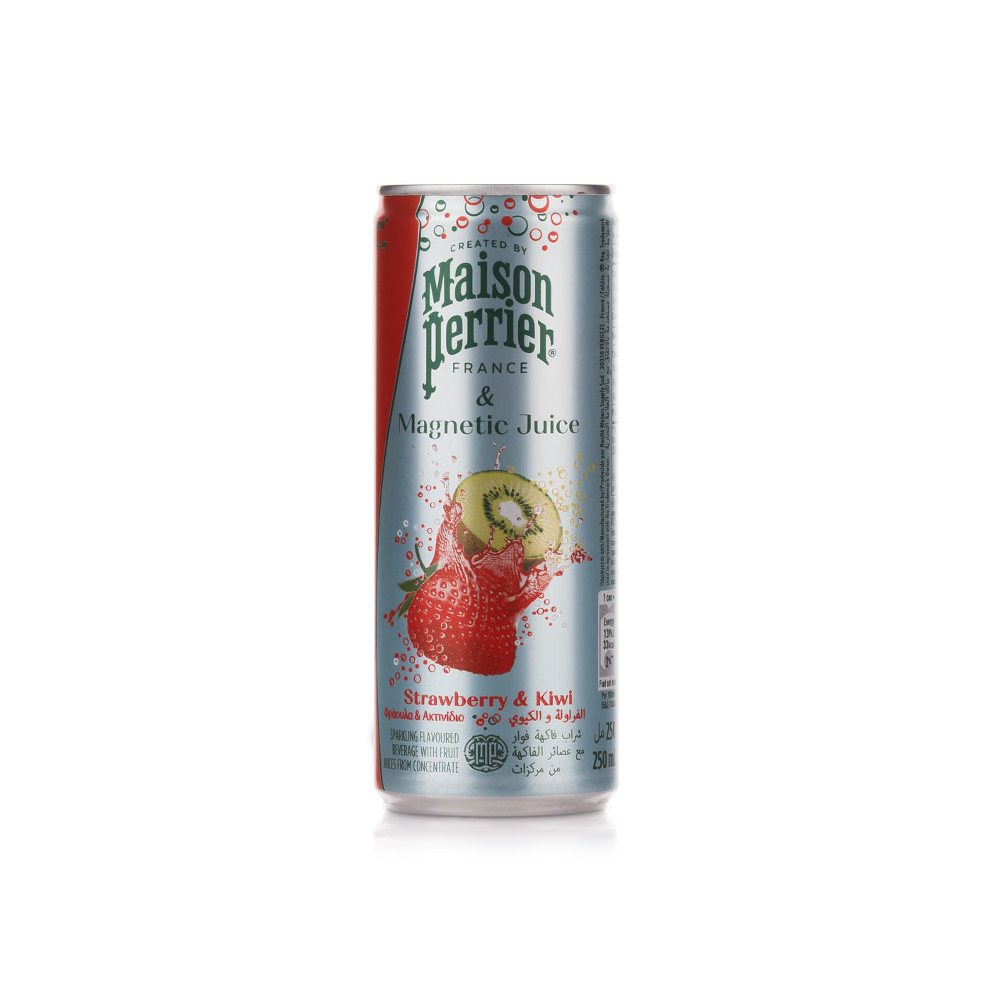 Maison Perrier Magnetic Juice Strawberry and Kiwi Slim Can 250ml