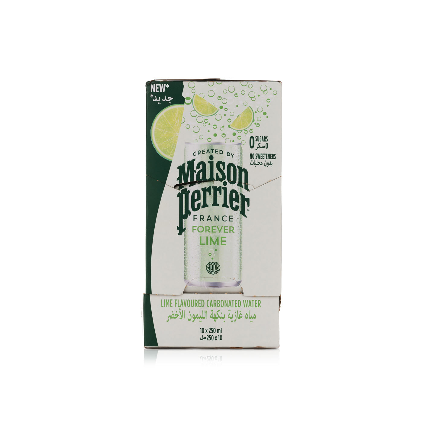 Maison Perrier Forever Lime Slim Can 250ml 10 Pack
