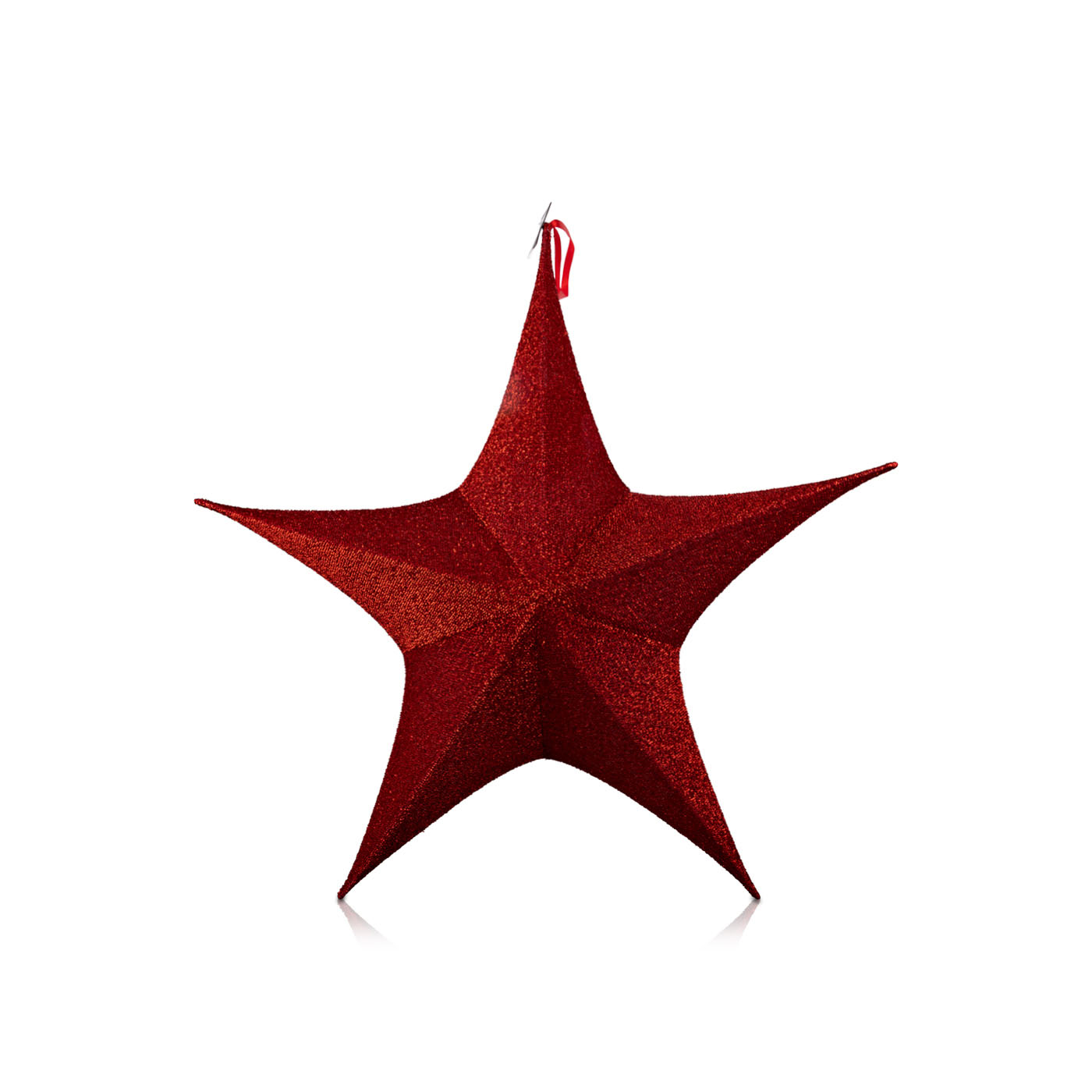 Kaemingk Hanging Star Red 80cm