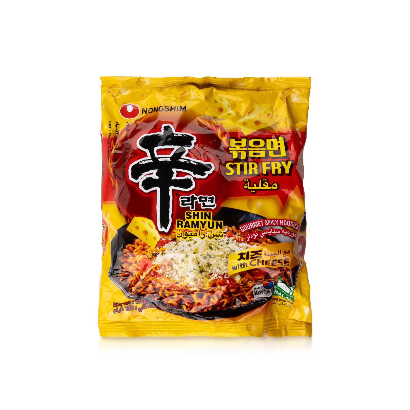 Nongshim Shin Ramyun Stir Fry with Cheese 136g