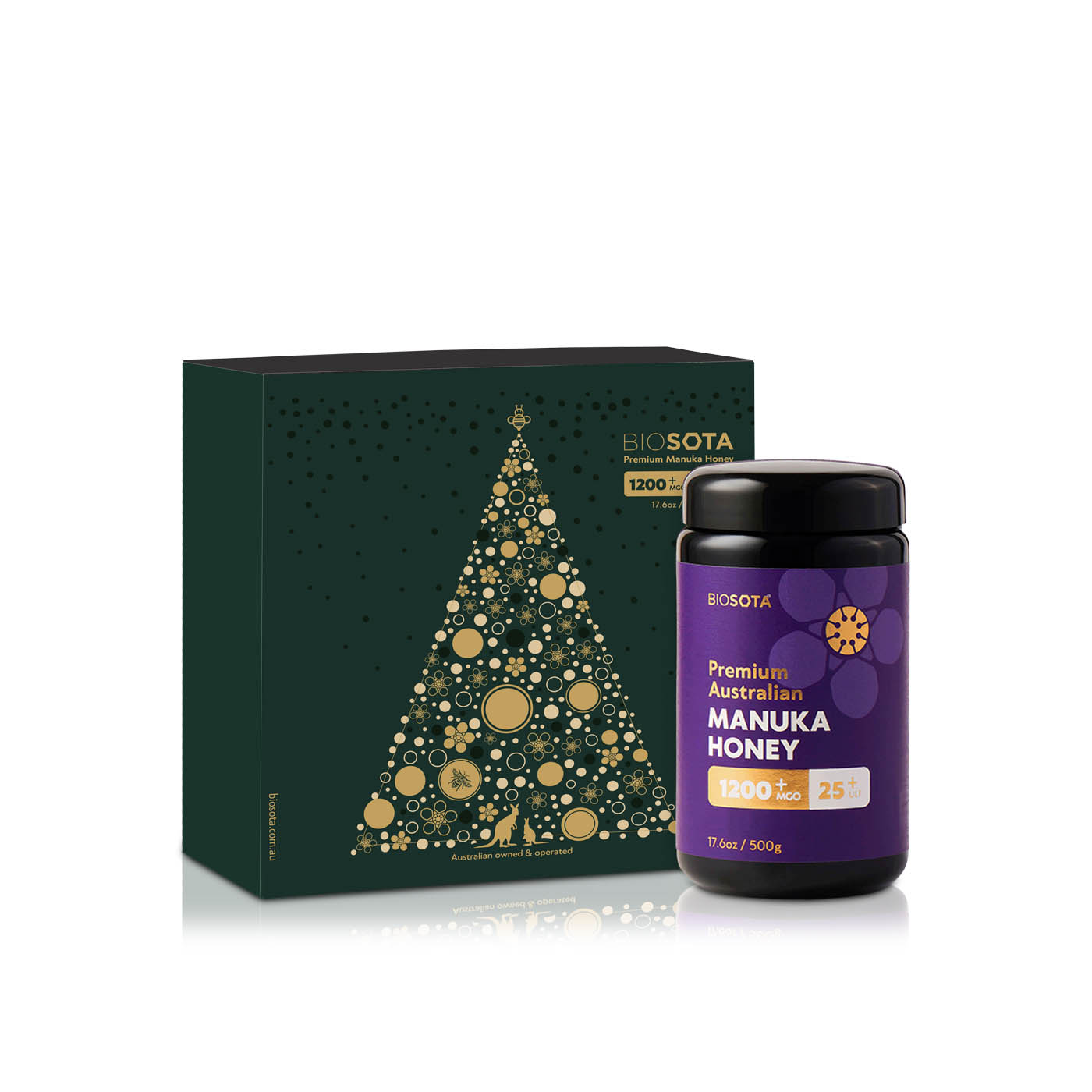 Biosota Manuka Honey MGO1200+ NPA25+ 500g Limited Edition Gift Box