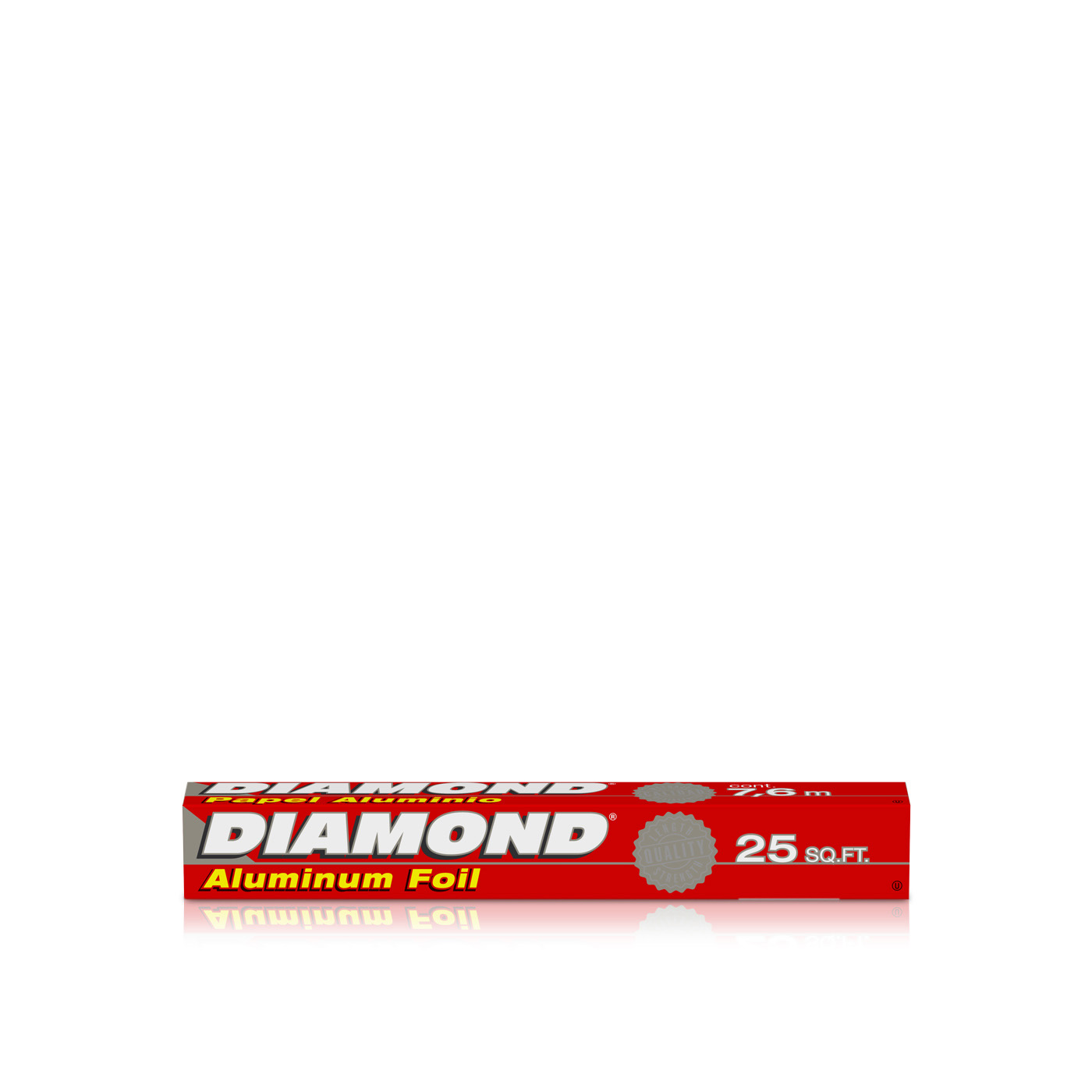 Diamond Silver Aluminium Foil 25sqft