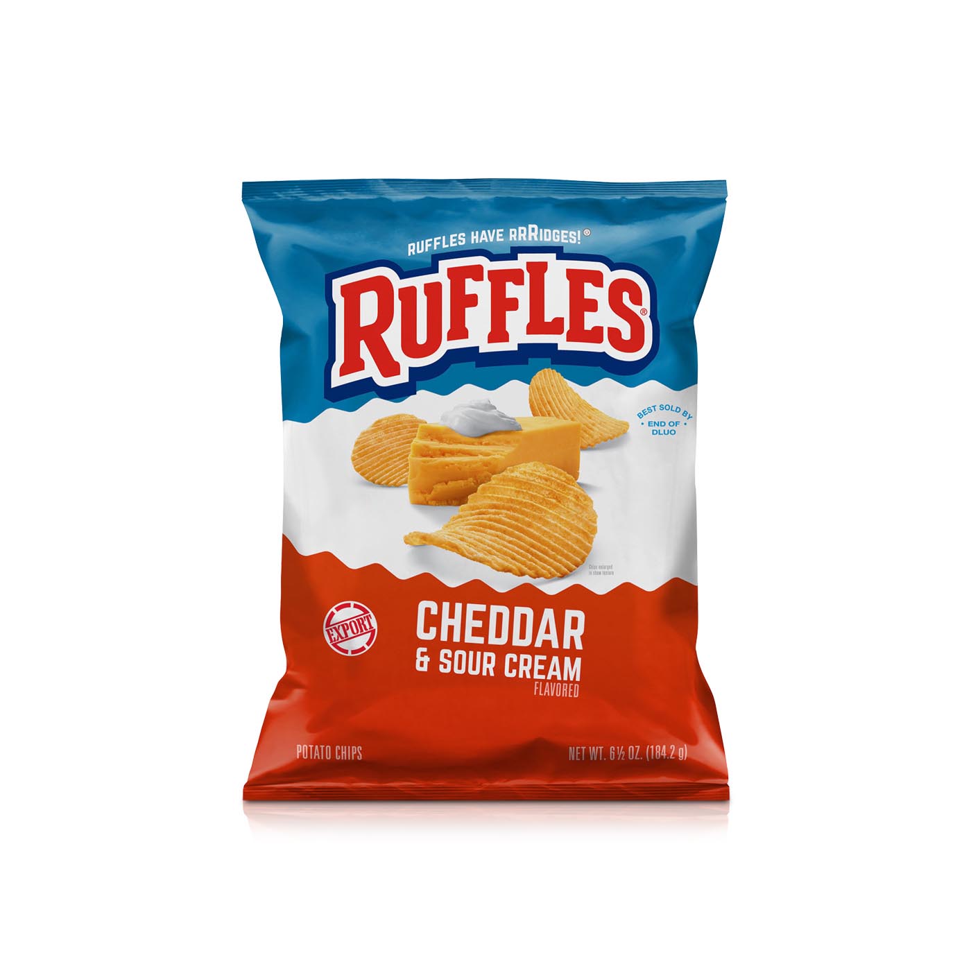Ruffles Potato Chips Cheddar & Sour Cream 184.2g