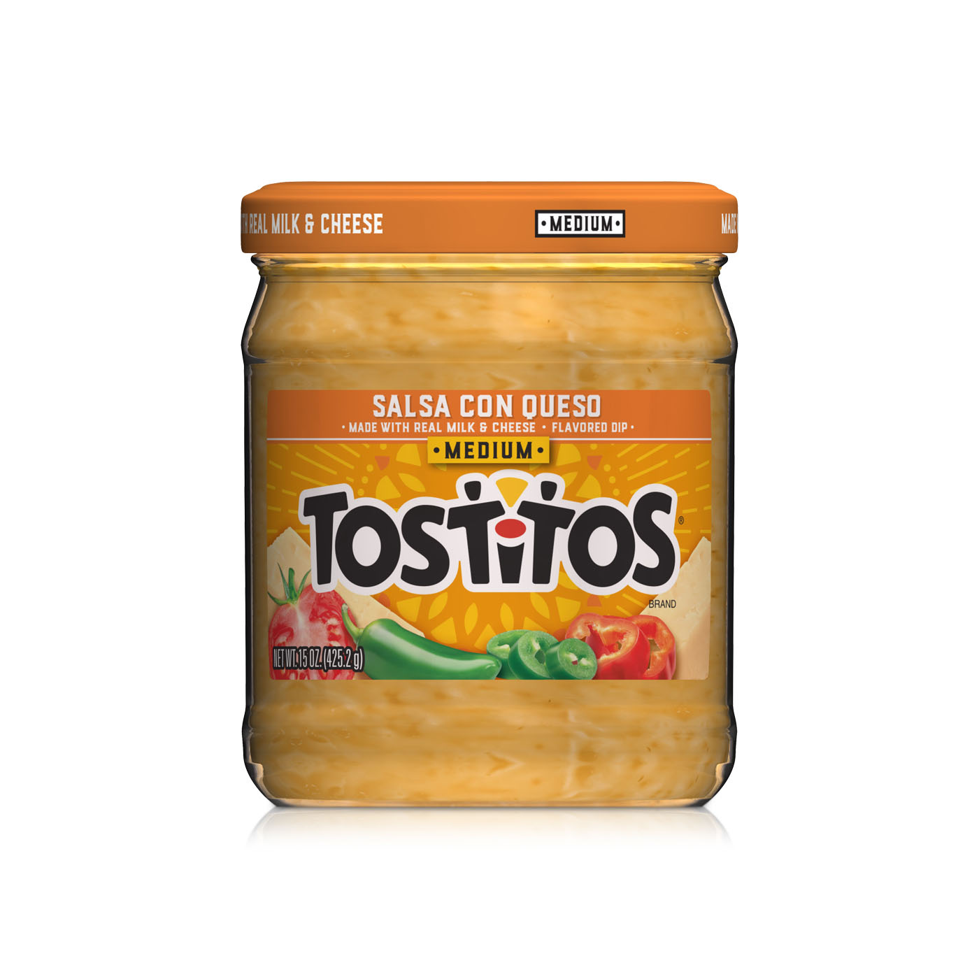 Tostitos Salsa Con Queso Medium Dip 425.2g