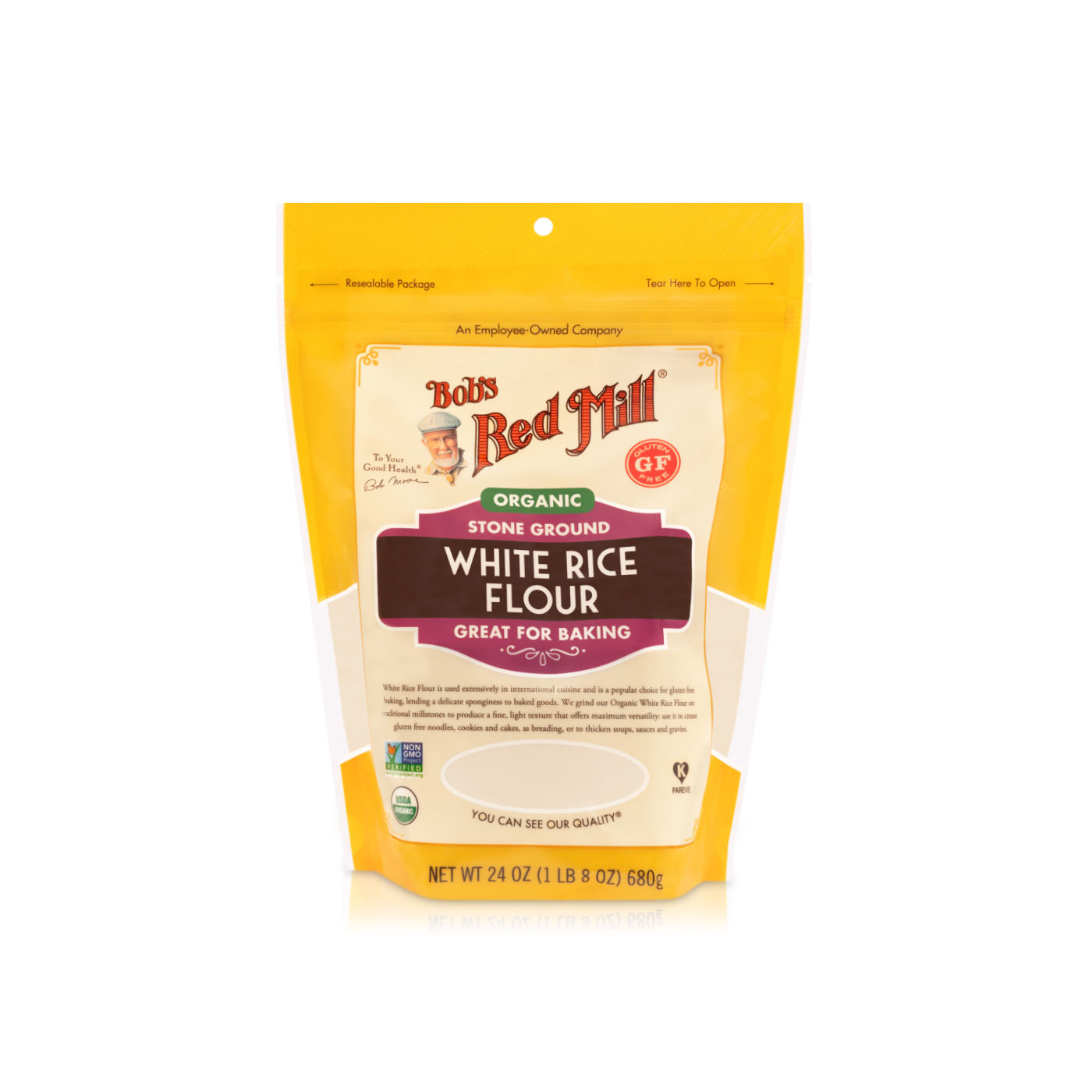 Bob's Red Mill Organic White Rice Flour 24oz