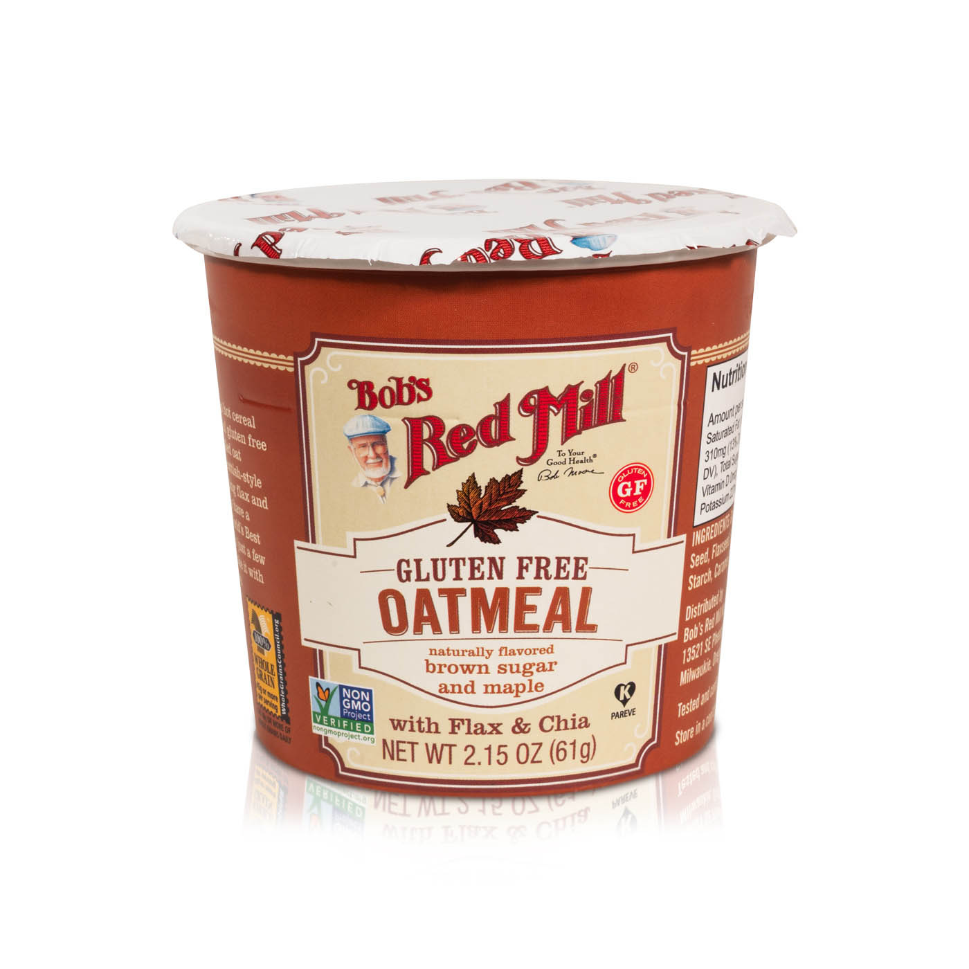 Bob's Red Mill Brown Sugar & Maple Oatmeal Cup 61g