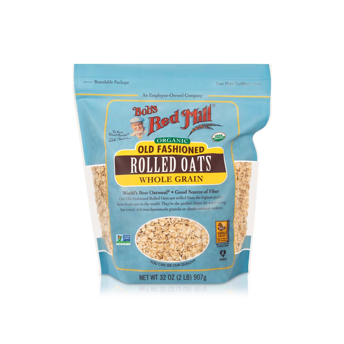Bob's Red Mill Organic Old Fashioned Rolled Oats 907g