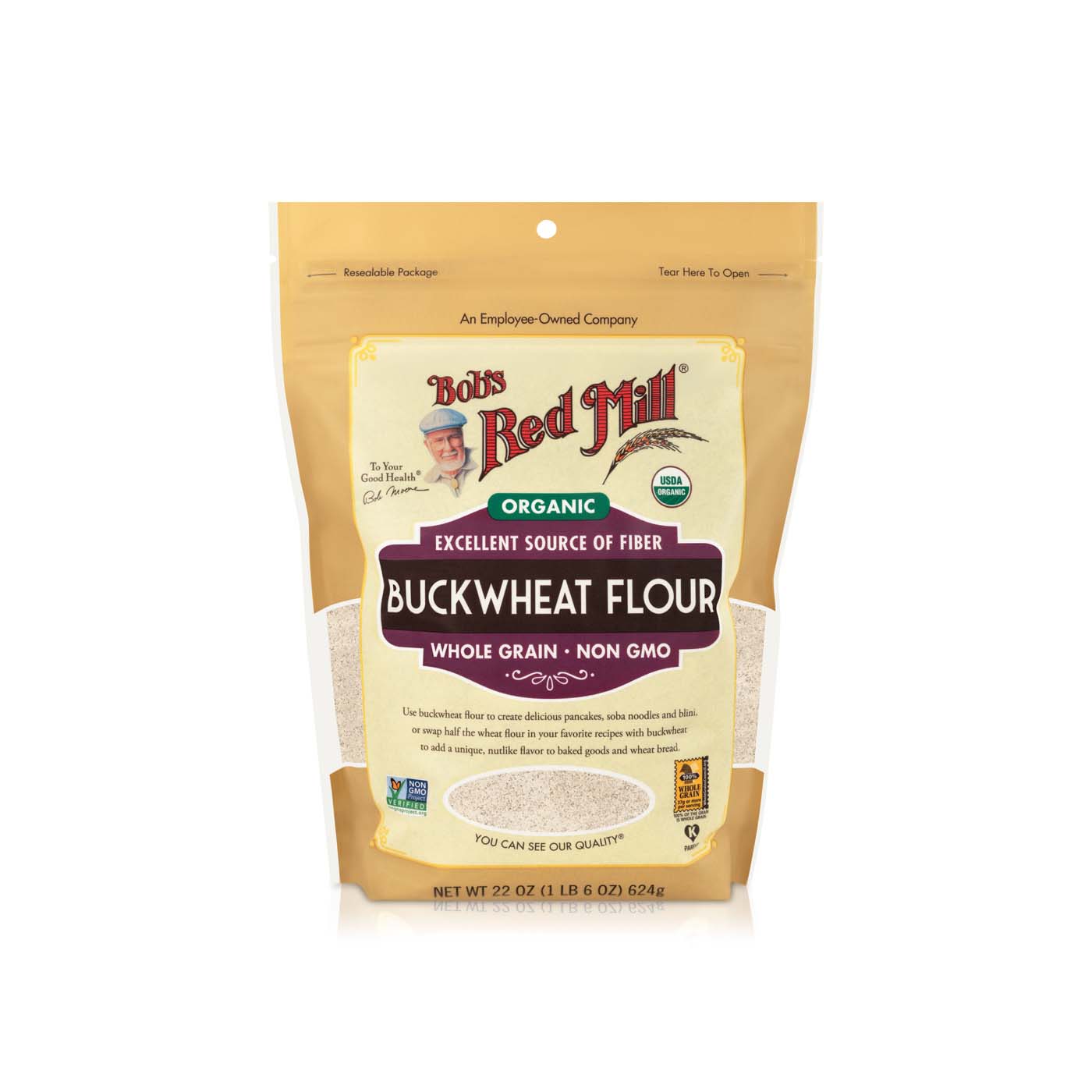 Bob's Red Mill Organic Buckwheat Flour 623g