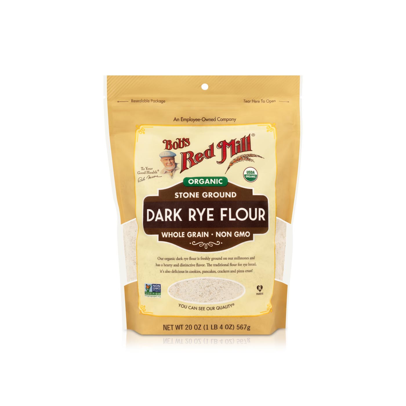 Bob's Red Mill Organic Dark Rye Flour 623g