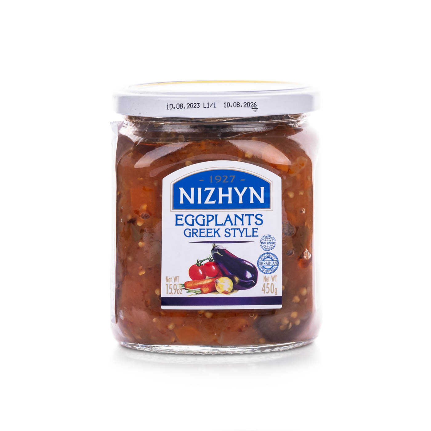Nezhin Eggplants Greek Style 450g