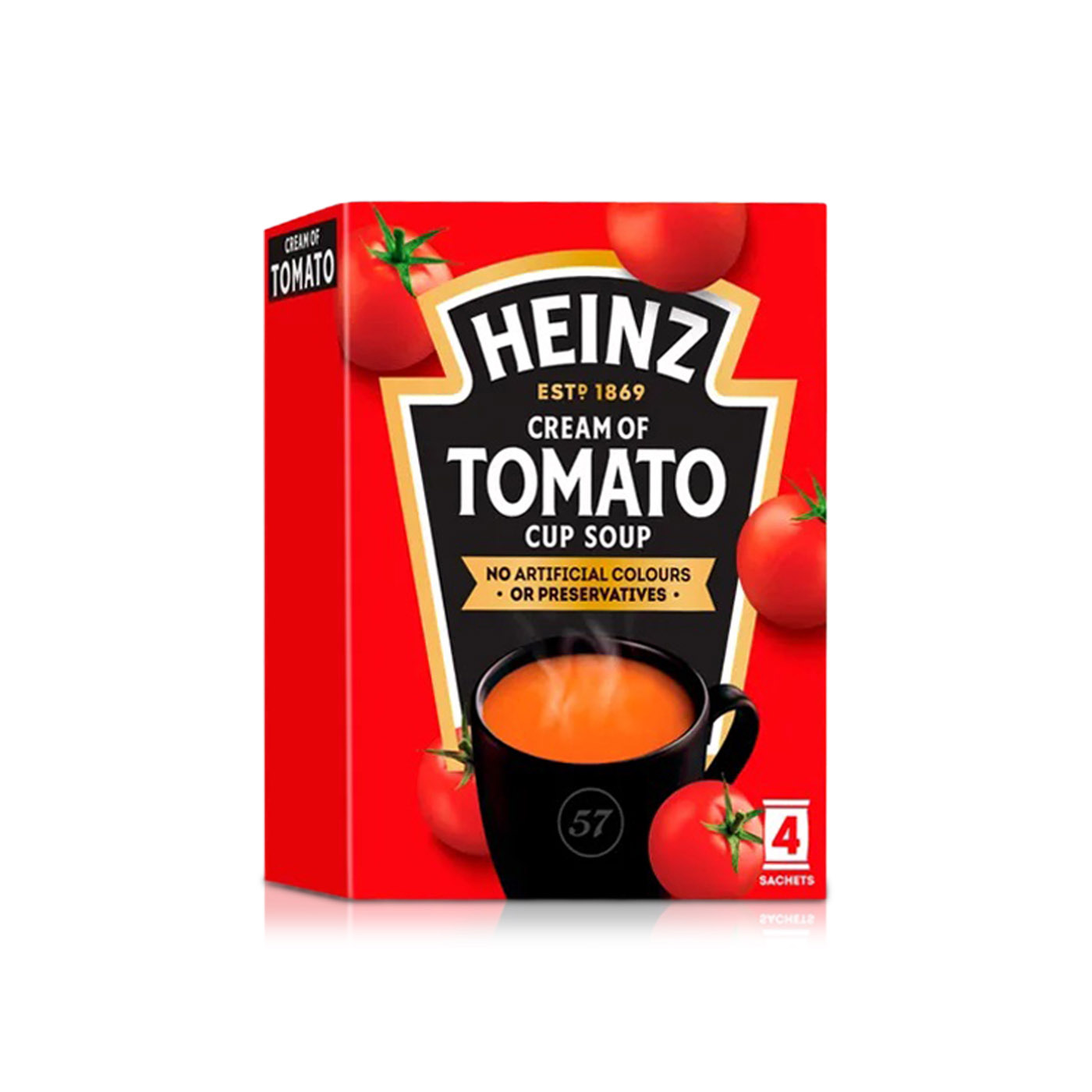 Heinz Cream of Tomato Cup Soup 22g x 4 - Spinneys UAE