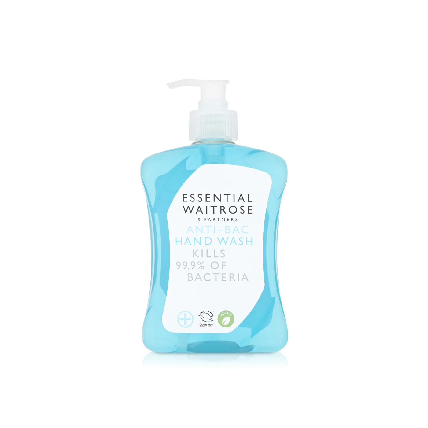 Waitrose Essentials Vegan Anti-Bacterial Hand Wash 500ml