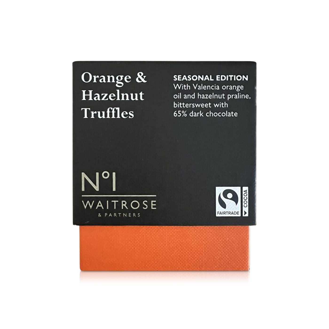 Waitrose No.1 Hazelnut and Orange Truffles 120g