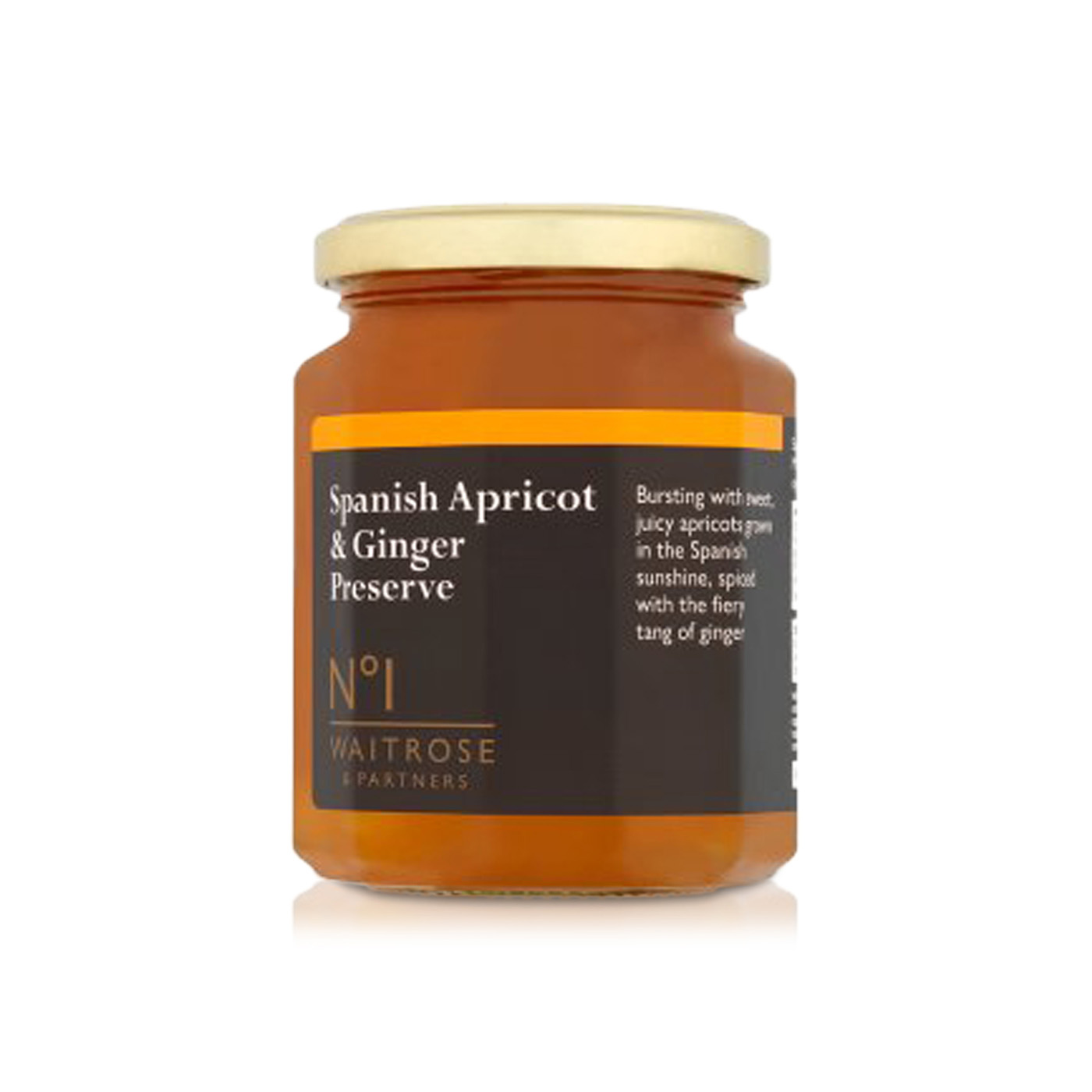 Waitrose No.1 Apricot Ginger Jam 320g