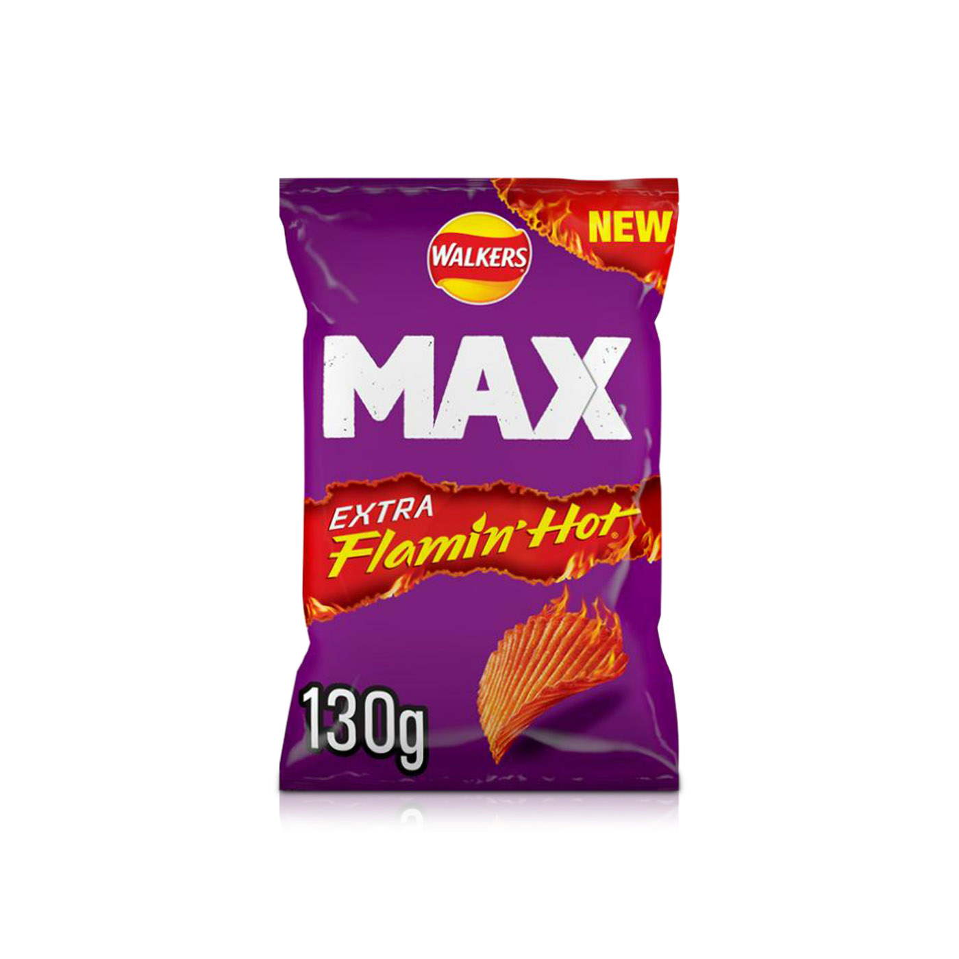 Walkers Max Extra Flamin' Hot Crisps 130g