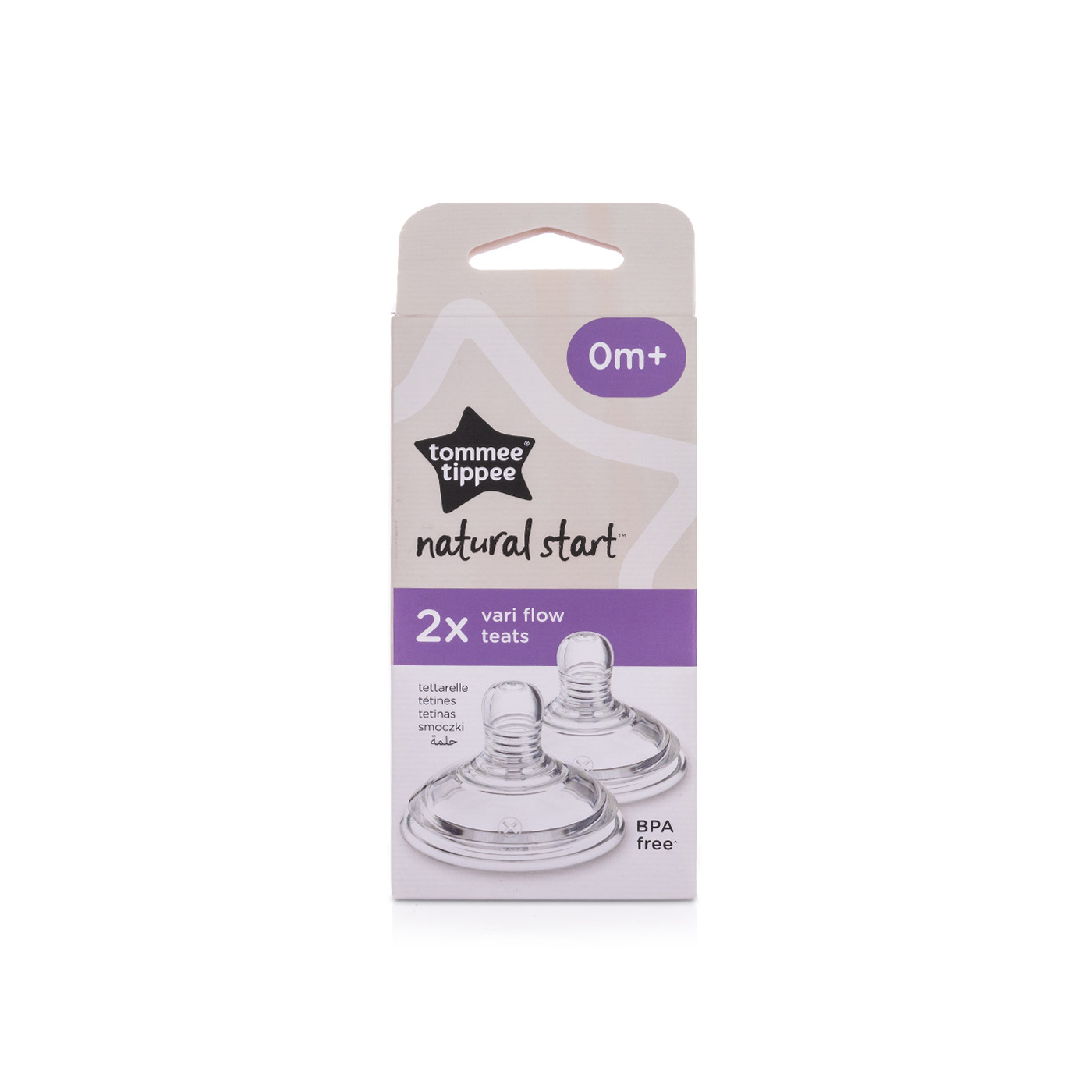 Tommee Tippee 2x Vari Flow Bottle Teats TT42458701