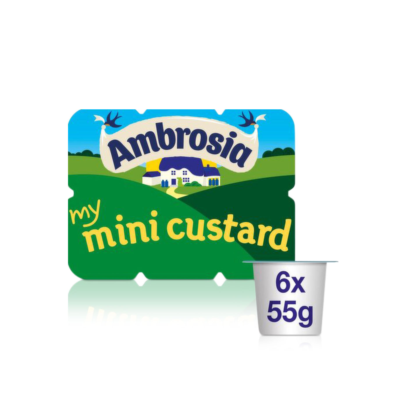 Ambrosia Mini Custard 55g x 6