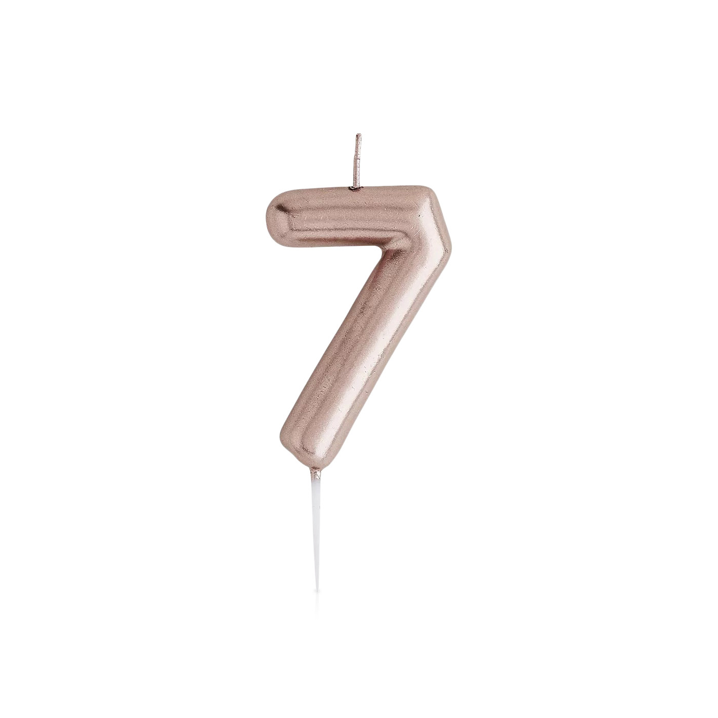 Hootyballoo Rose Gold Number 7 Candle