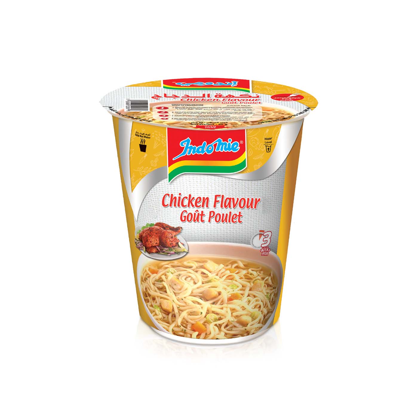 INDOMIE CHICKEN CUP NOODLES 60G