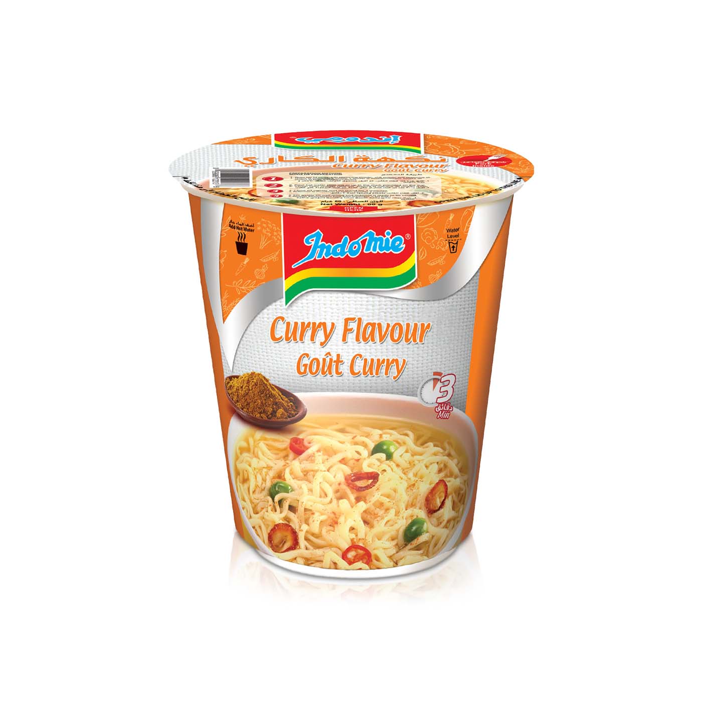 Indomie Chicken Curry Cup Noodles 24 x 60g