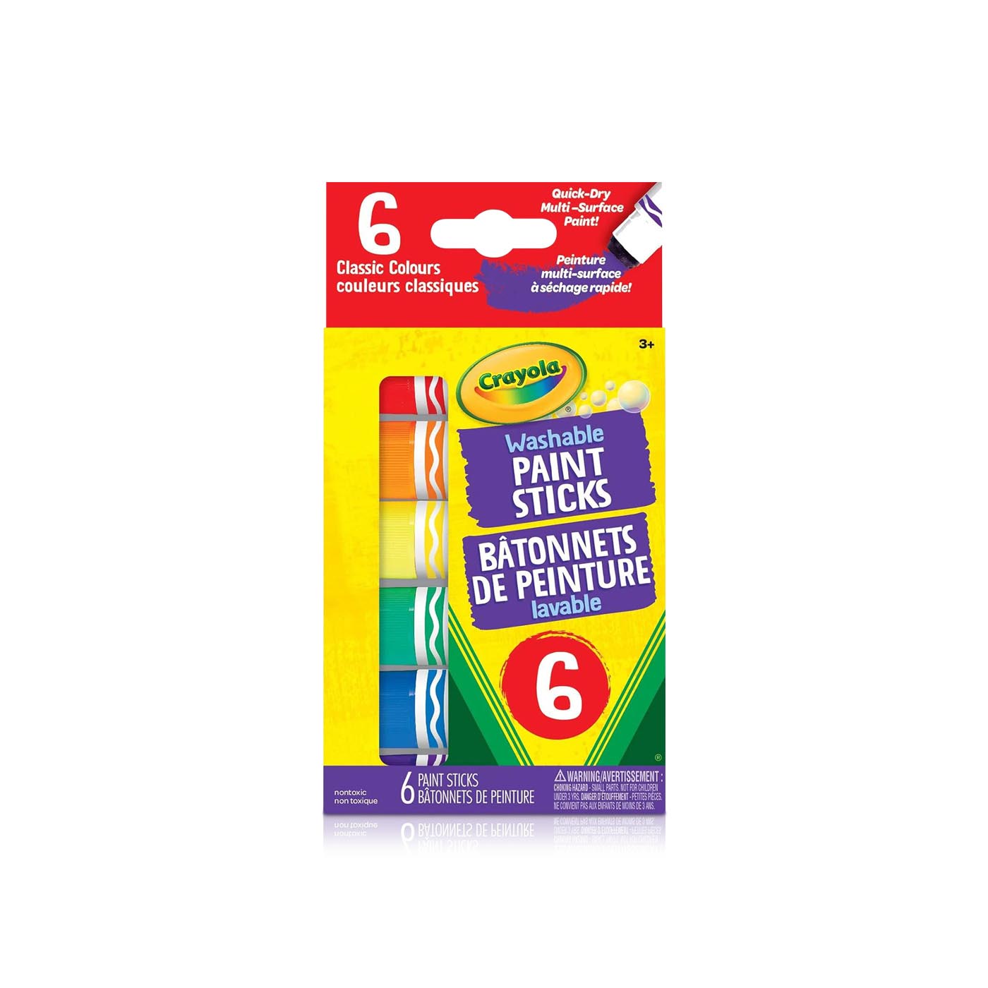 Crayola Washable Paint Sticks x 6