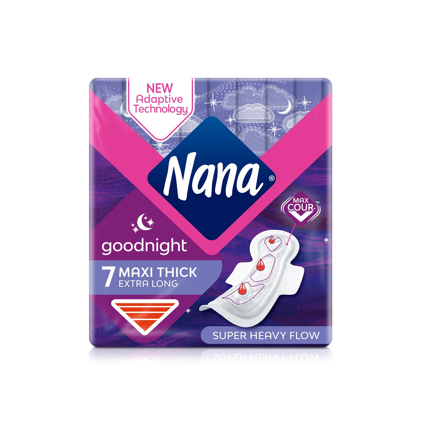 Nana Goodnight Maxi Pads with Wings x 7