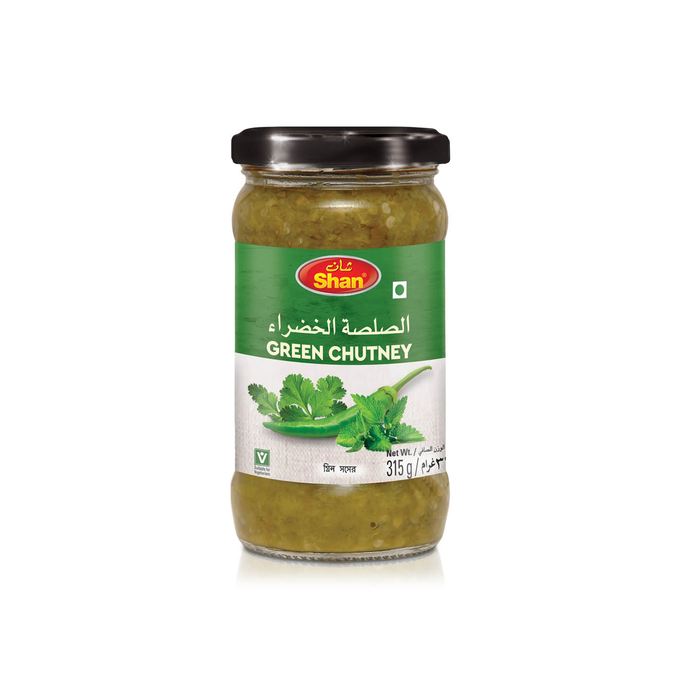 Shan Green Chutney 315g