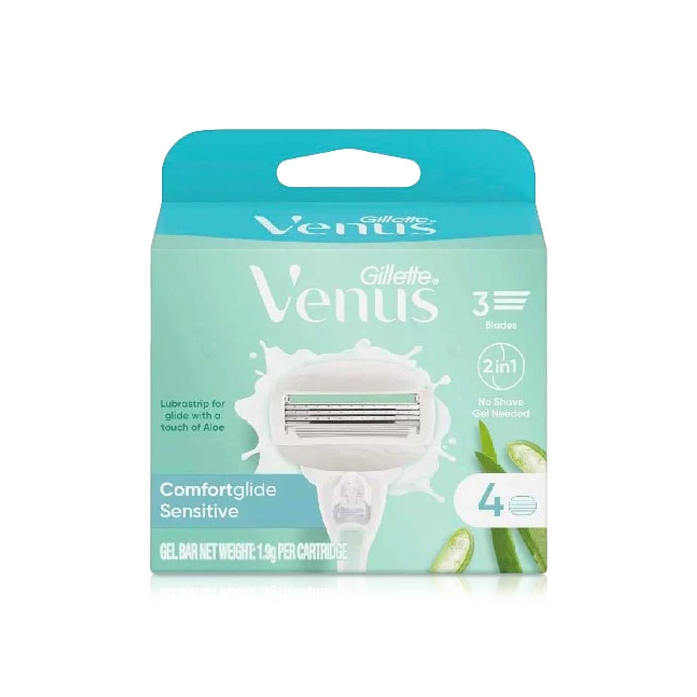Gillette Venus Comfort Glide Sensitive Razor Blades x 4