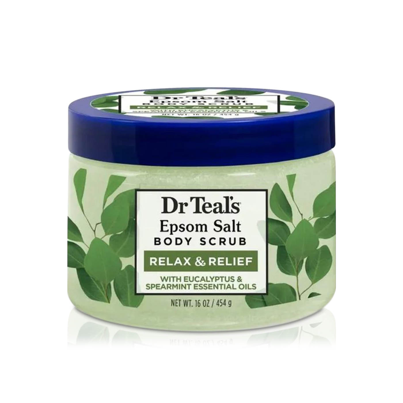 Dr Teal's Epsom Salt Body Scrub Eucalyptus & Spearmint 454g