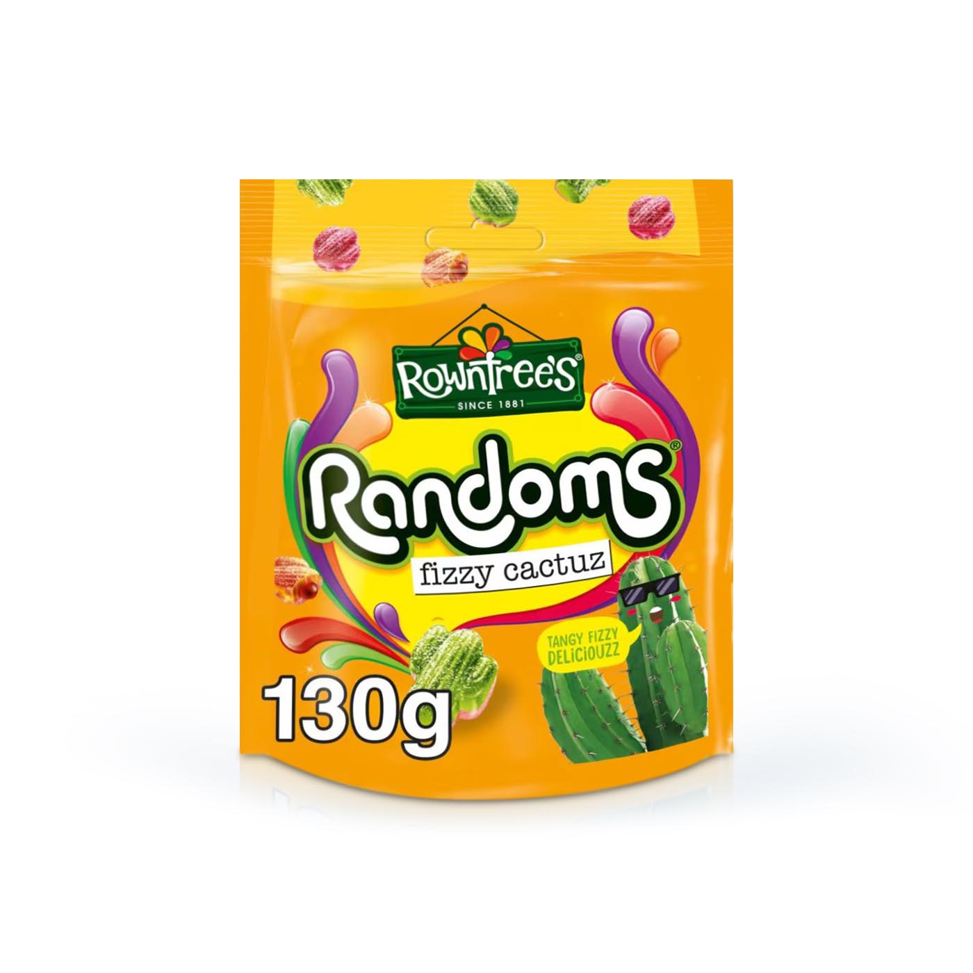 Rowntrees Randoms Fizzy Cactuz 130g