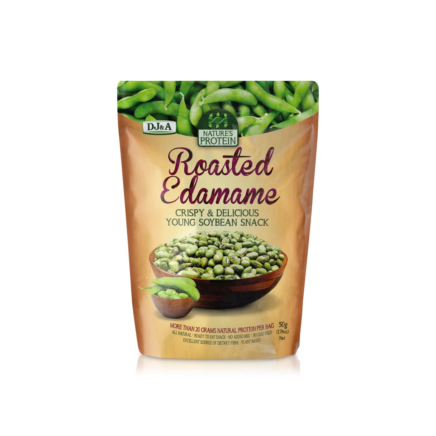 DJ&A Protein Roasted Edamame 50g