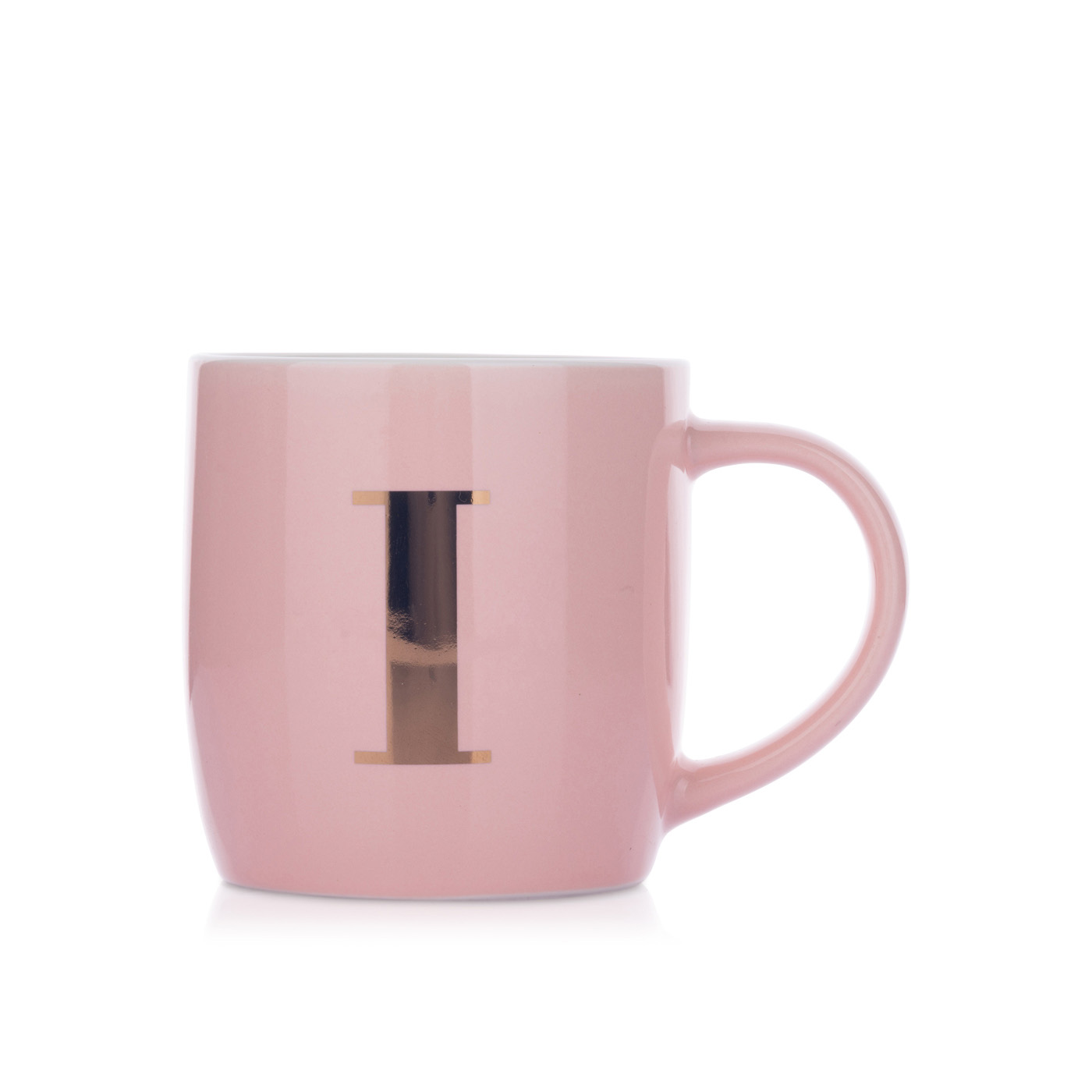 Diveena's Gold Decal Alphabet Mug