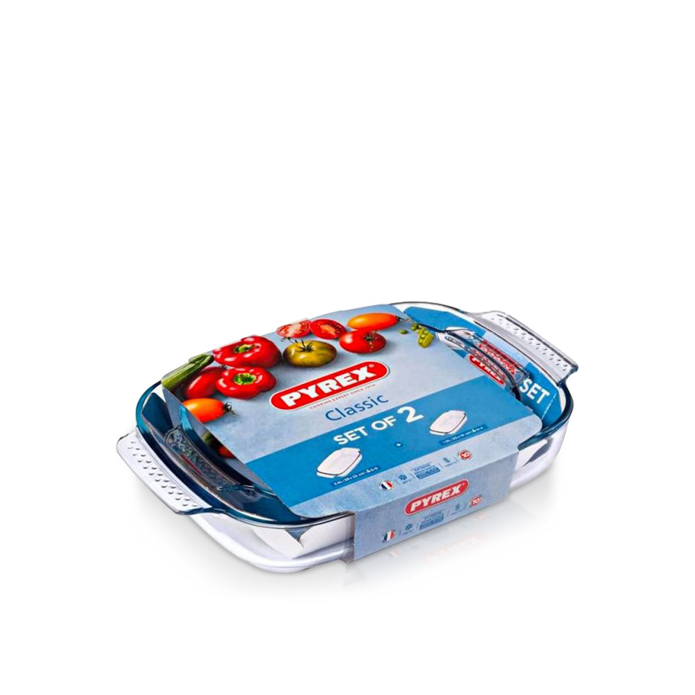 Pyrex Classic Roaster Dishes Set of 2