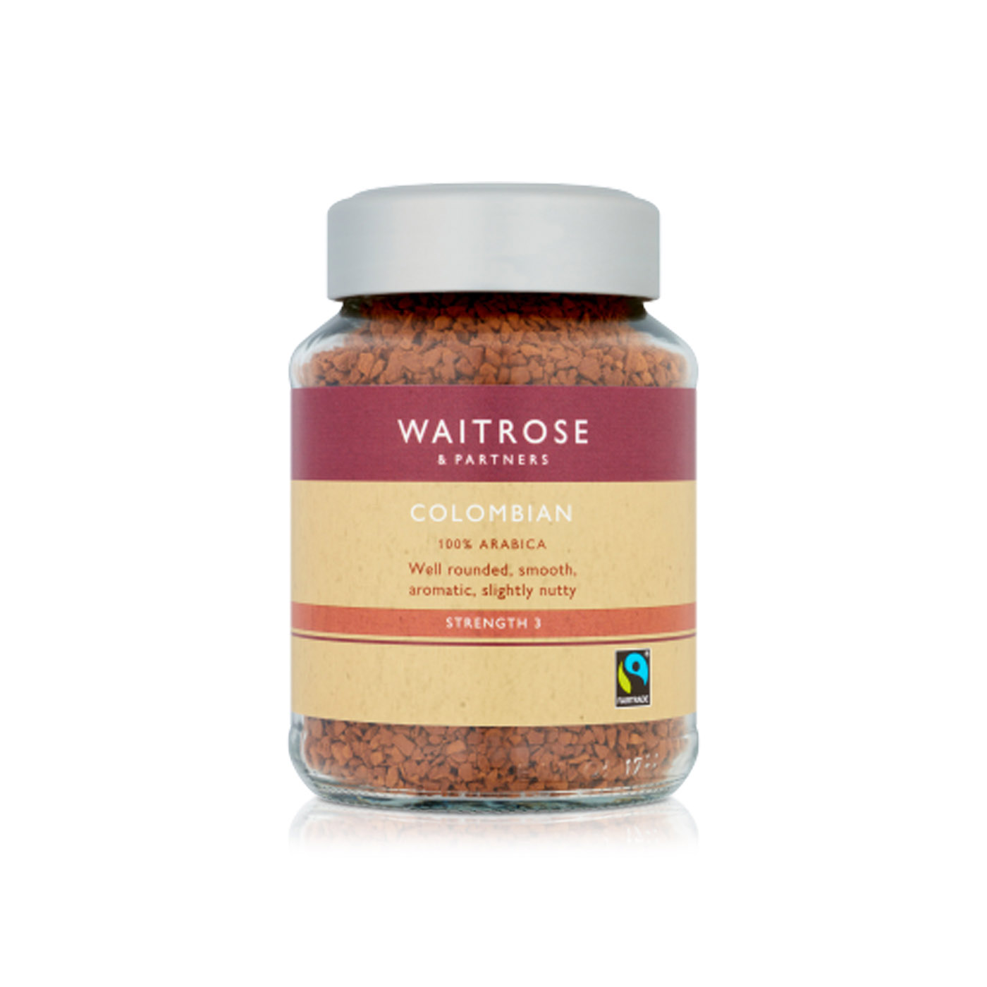Waitrose Colombian 100% Arabica Freeze-Dried Coffee 100g