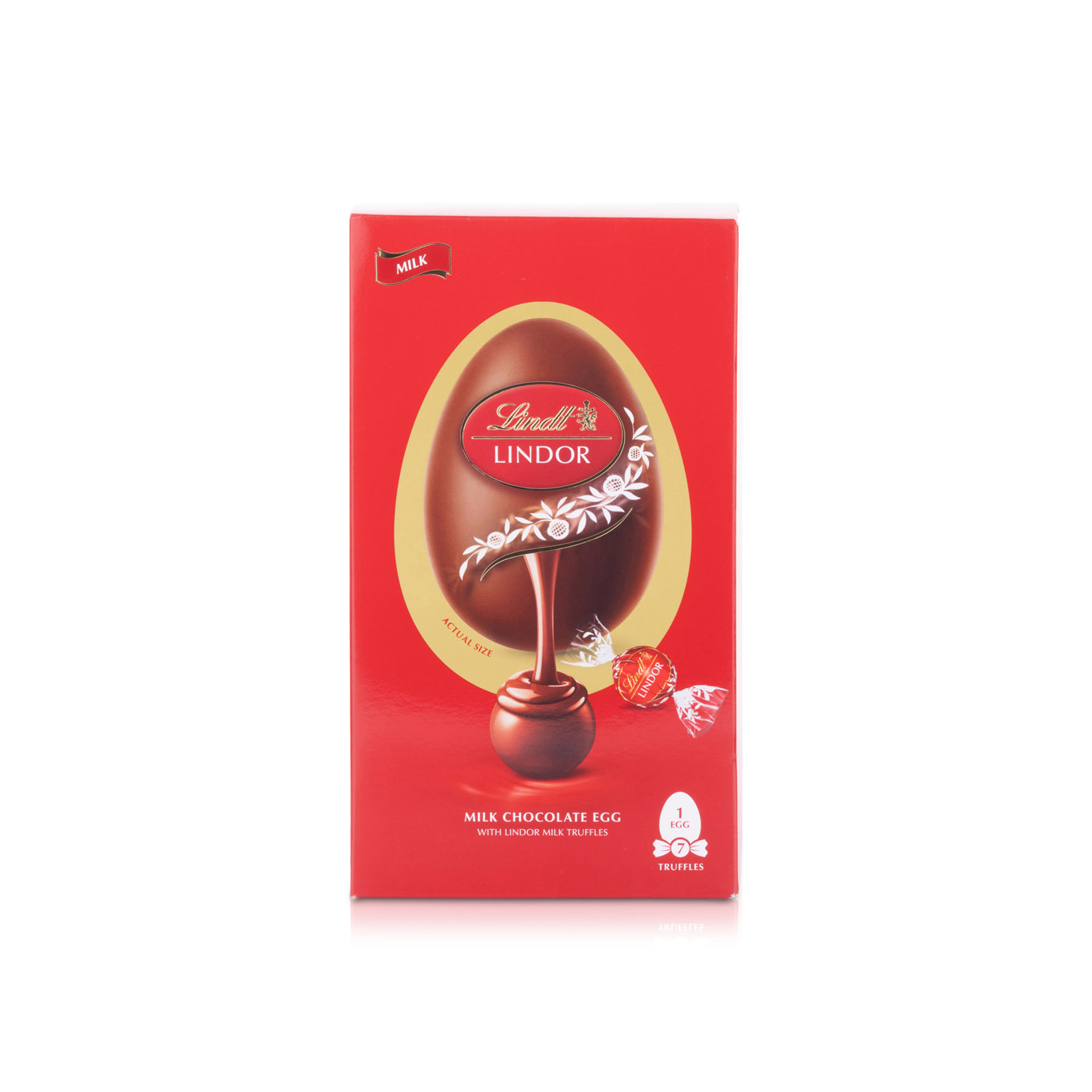 Lindt Lindor Milk Chocolate Easter Egg with Milk Chocolate Truffles 183g