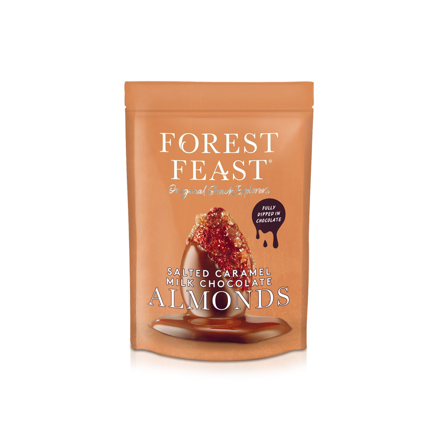 Forest Feast Salted Caramel Milk Chocolate Almonds 120g