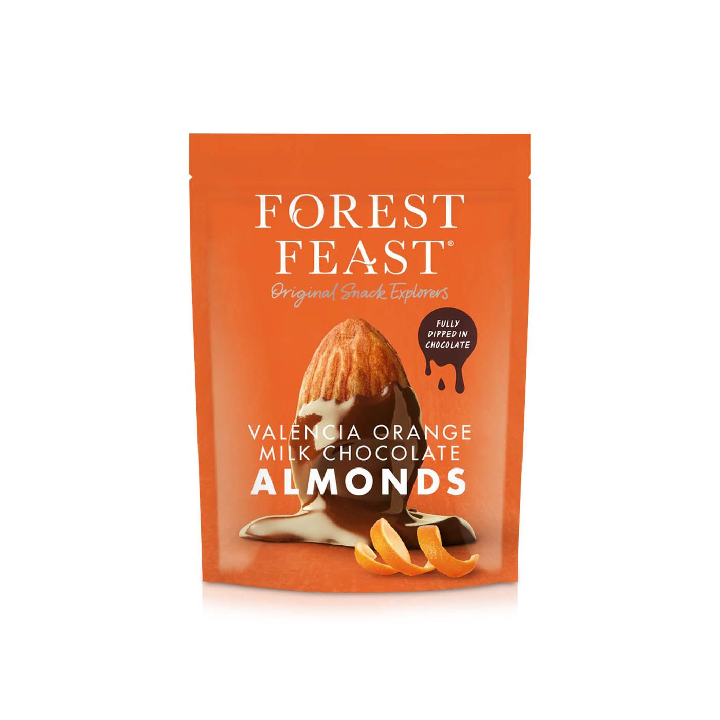 Forest Feast Valencia Orange Milk Chocolate Almonds 120g