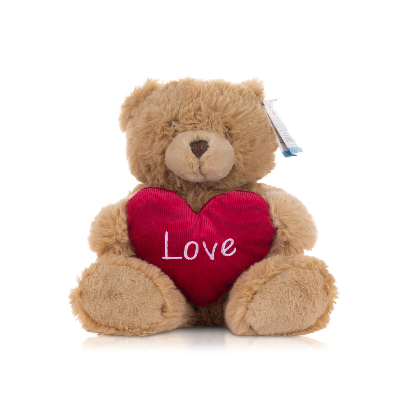 Keel Toys Harry Bear with Heart Brown 30cm