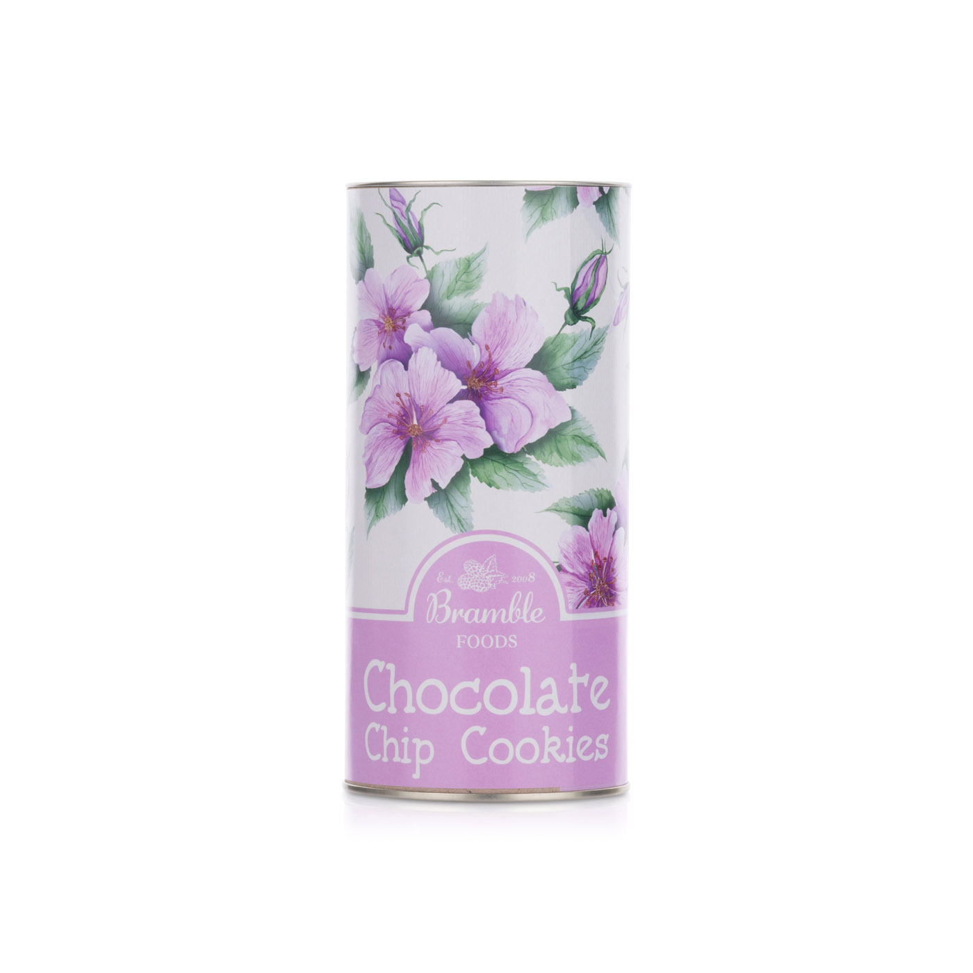 Bramble Chocolate Chip Cookies Dog Rose Tin 150g