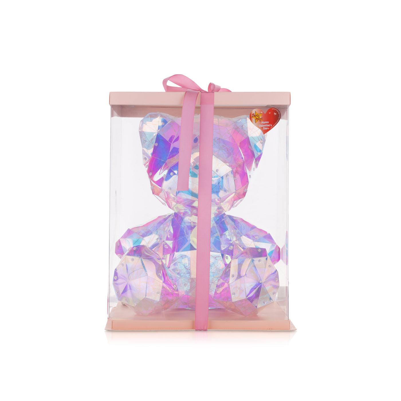 Party Magic Valentine's Day Crystal LED Bear Decoration 40cm