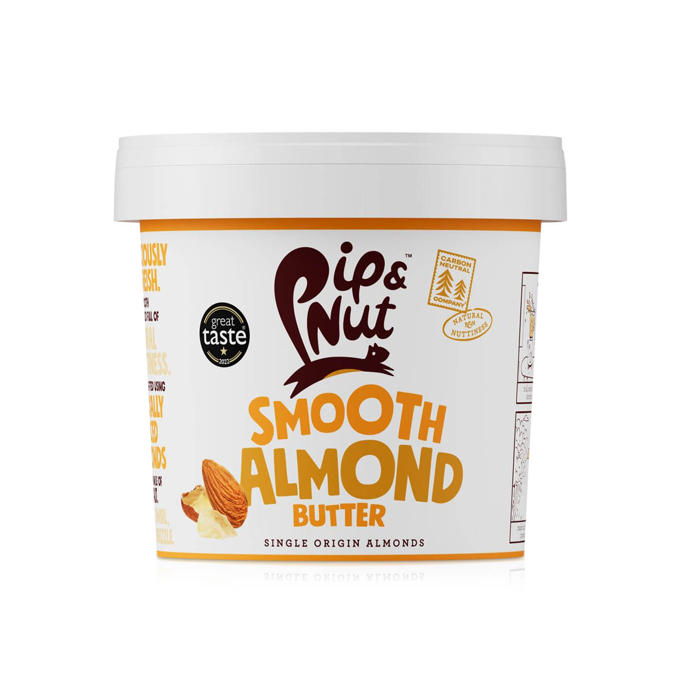 Pip & Nut Smooth Almond Butter 170g